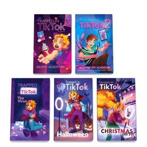 Trapped in TikTok 5 Book Box Set Social Media Kid-Fi Story for Young Kids NEW